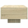Mesa de centro madera de ingeniería roble Sonoma 100x49,5x31 cm