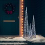 Cono de luz LED decorativo acrílico blanco frío 60/90/120 cm de vidaXL, Luces de Navidad - Ref: Foro24-328972, Precio: 123,87...