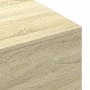 Mesa de centro madera de ingeniería roble Sonoma 100x49,5x31 cm
