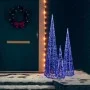Cono de luz LED decorativo acrílico azul 60/90/120 cm de vidaXL, Luces de Navidad - Ref: Foro24-328973, Precio: 78,88 €, Desc...