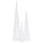 Cono de luz LED decorativo acrílico multicolor 60/90/120 cm de vidaXL, Luces de Navidad - Ref: Foro24-328974, Precio: 99,00 €...