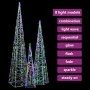 Multicolor acrylic decorative LED light cone 60/90/120 cm by vidaXL, Christmas lights - Ref: Foro24-328974, Price: 97,51 €, D...
