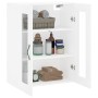Armario de pared madera de ingeniería blanco 69,5x34x90 cm