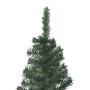Árbol de Navidad artificial de esquina verde 150 cm PVC
