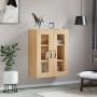 Armario de pared madera ingeniería roble Sonoma 69,5x34x90 cm