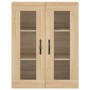 Armario de pared madera ingeniería roble Sonoma 69,5x34x90 cm