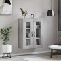 Armario de pared madera ingeniería gris Sonoma 69,5x34x90 cm