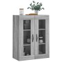 Armario de pared madera ingeniería gris Sonoma 69,5x34x90 cm