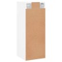 Armario de pared madera de ingeniería blanco 34,5x34x90 cm
