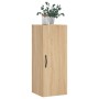 Armario de pared madera ingeniería roble Sonoma 34,5x34x90 cm