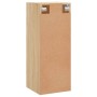 Armario de pared madera ingeniería roble Sonoma 34,5x34x90 cm