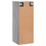 Armario de pared madera de ingeniería gris Sonoma 34,5x34x90 cm