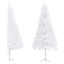 Árbol de Navidad artificial de esquina blanco 210 cm PVC de vidaXL, Arboles de navidad - Ref: Foro24-329170, Precio: 40,64 €,...
