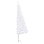 Árbol de Navidad artificial de esquina blanco 210 cm PVC de vidaXL, Arboles de navidad - Ref: Foro24-329170, Precio: 40,64 €,...
