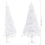 White corner artificial Christmas tree 210 cm PVC by vidaXL, Christmas trees - Ref: Foro24-329170, Price: 39,86 €, Discount: %