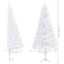 Árbol de Navidad artificial de esquina blanco 210 cm PVC de vidaXL, Arboles de navidad - Ref: Foro24-329170, Precio: 40,64 €,...