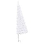 Árbol de Navidad artificial de esquina blanco 240 cm PVC de vidaXL, Arboles de navidad - Ref: Foro24-329171, Precio: 34,07 €
