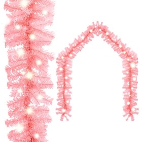 Guirnalda de Navidad con luces LED rosa 20 m de vidaXL, Luces de Navidad - Ref: Foro24-329200, Precio: 48,21 €, Descuento: %