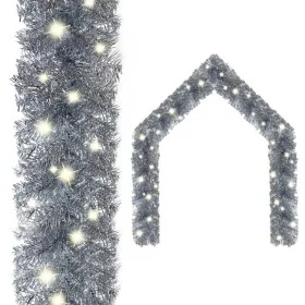 Christmas garland with silver LED lights 10 m by vidaXL, Christmas lights - Ref: Foro24-329205, Price: 56,46 €, Discount: %