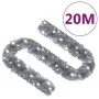 Christmas garland with silver LED lights 20 m by vidaXL, Christmas lights - Ref: Foro24-329206, Price: 49,48 €, Discount: %