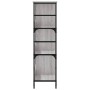 Estantería de madera de ingeniería gris Sonoma 78,5x33x117,5 cm en Librerías y estanterías | Comprar online en Foro24
