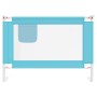 Barandilla de seguridad cama de niño tela azul 90x25 cm