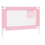 Barandilla de seguridad cama de niño tela rosa 90x25 cm de vidaXL, Barandillas de seguridad - Ref: Foro24-10198, Precio: 35,4...