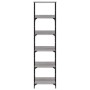 Estantería de madera de ingeniería gris Sonoma 50x33x188,5 cm en Librerías y estanterías | Comprar online en Foro24