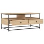 Mesa de centro madera de ingeniería roble Sonoma 100x51x45 cm