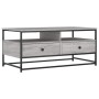Mesa de centro madera de ingeniería gris Sonoma 100x51x45 cm