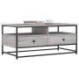 Mesa de centro madera de ingeniería gris Sonoma 100x51x45 cm