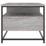 Mesa de centro madera de ingeniería gris Sonoma 100x51x45 cm
