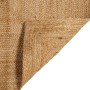 Alfombra de yute tejida a mano natural 160x230 cm