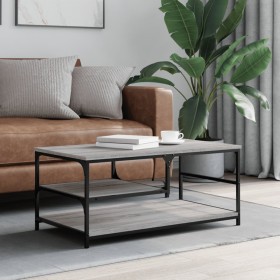Mesa de centro madera contrachapada gris Sonoma 90x49x40 cm Mesa de centro madera contrachapada gris Sonoma 90x49x40 cm