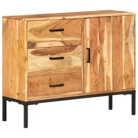 Solid acacia wood sideboard 88x30x73 cm by vidaXL, Sideboards - Ref: Foro24-329247, Price: 252,39 €, Discount: %