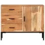Solid acacia wood sideboard 88x30x73 cm by vidaXL, Sideboards - Ref: Foro24-329247, Price: 227,15 €, Discount: %