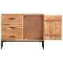 Solid acacia wood sideboard 88x30x73 cm by vidaXL, Sideboards - Ref: Foro24-329247, Price: 230,67 €, Discount: %