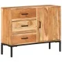 Solid acacia wood sideboard 88x30x73 cm by vidaXL, Sideboards - Ref: Foro24-329247, Price: 227,15 €, Discount: %
