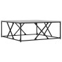 Mesa de centro madera de ingeniería gris Sonoma 100x100x40 cm