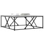 Mesa de centro madera de ingeniería gris Sonoma 100x100x40 cm