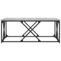 Mesa de centro madera de ingeniería gris Sonoma 100x100x40 cm