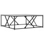 Mesa de centro madera de ingeniería gris Sonoma 100x100x40 cm