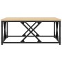Mesa de centro madera de ingeniería roble Sonoma 70x70x30 cm