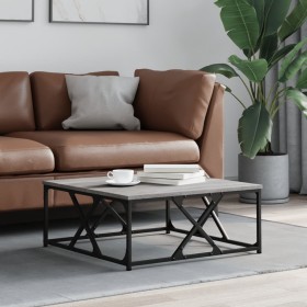 Mesa de centro madera contrachapada gris Sonoma 70x70x30 cm Mesa de centro madera contrachapada gris Sonoma 70x70x30 cm