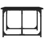Mesa de centro madera contrachapada negro 90x50x35 cm
