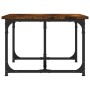 Mesa de centro madera contrachapada roble ahumado 90x50x35 cm