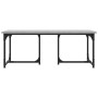 Mesa de centro madera contrachapada gris Sonoma 90x50x35 cm