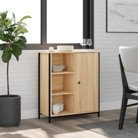 Aparador de madera de ingeniería roble Sonoma 70x30x80 cm Aparador de madera de ingeniería roble Sonoma 70x30x80 cm