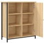Aparador de madera de ingeniería roble Sonoma 70x30x80 cm