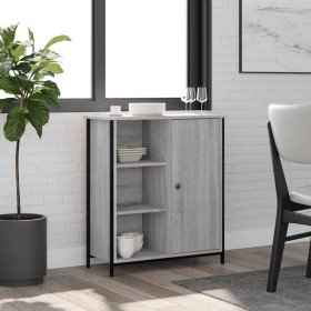 Aparador de madera de ingeniería gris Sonoma 70x30x80 cm Aparador de madera de ingeniería gris Sonoma 70x30x80 cm